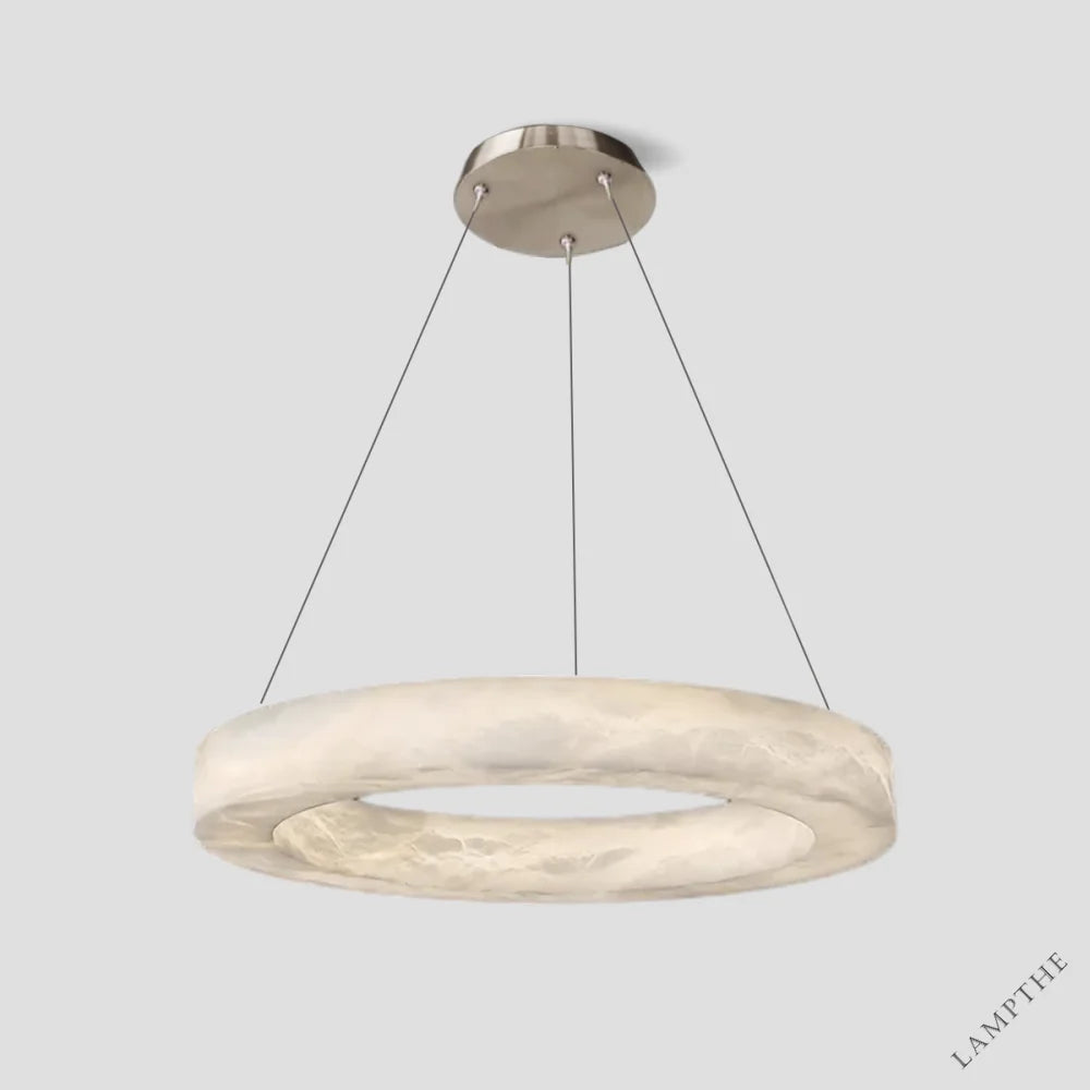 Theseus Alabaster Round Chandelier