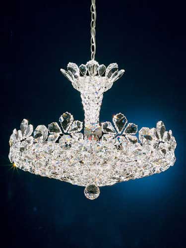 Clear Radiance Trillane Crystal Chandelier 25"
