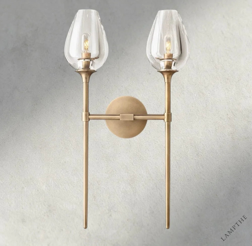 TULIP DOUBLE SCONCE