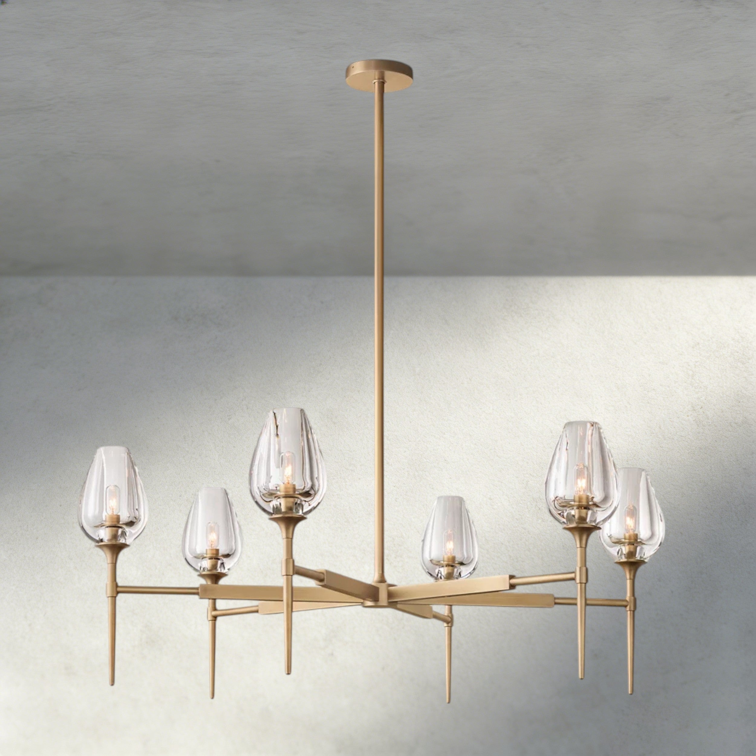 TULIP ROUND CHANDELIER 27", 42", 54"