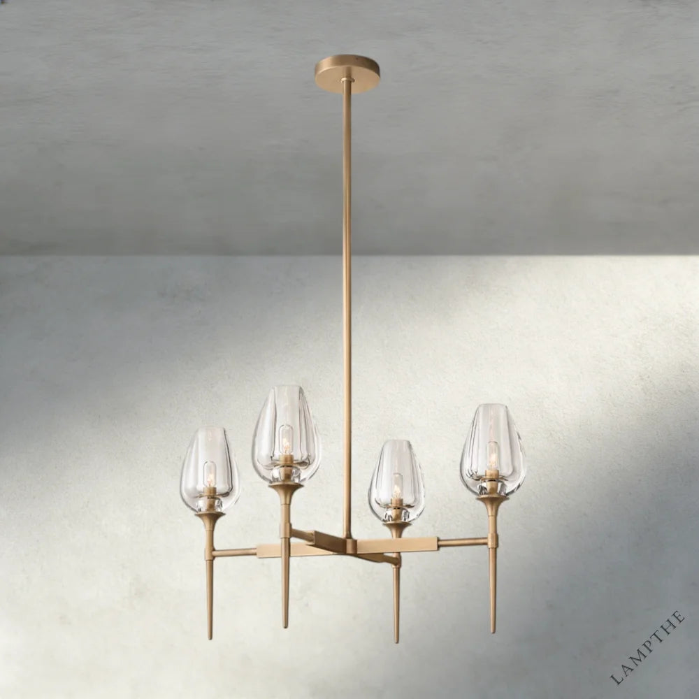 TULIP ROUND CHANDELIER 27", 42", 54"