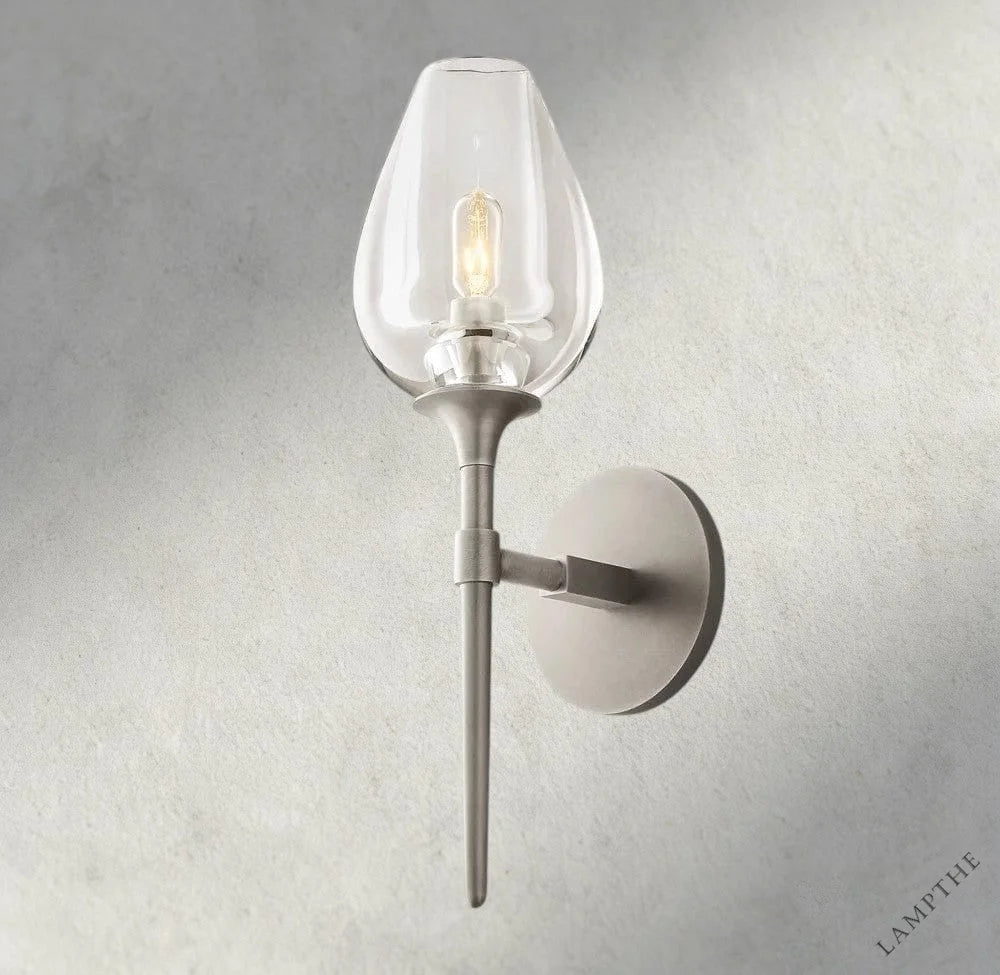 Nickle TULIP SINGLE SCONCE