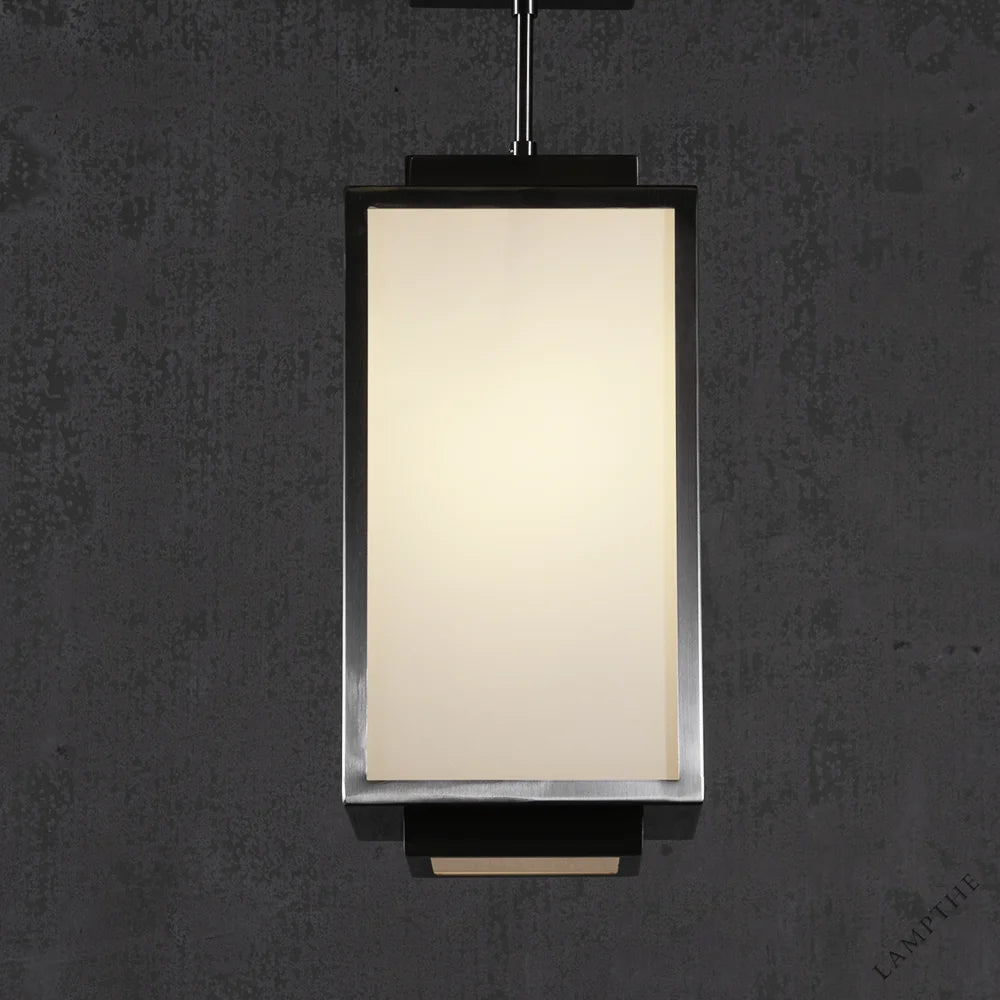 Venus Box Geometric Alabaster Pendant Light
