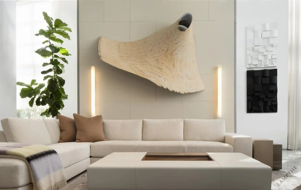 Venus Modern Linear Alabaster Wall Sconce 3"4.7"