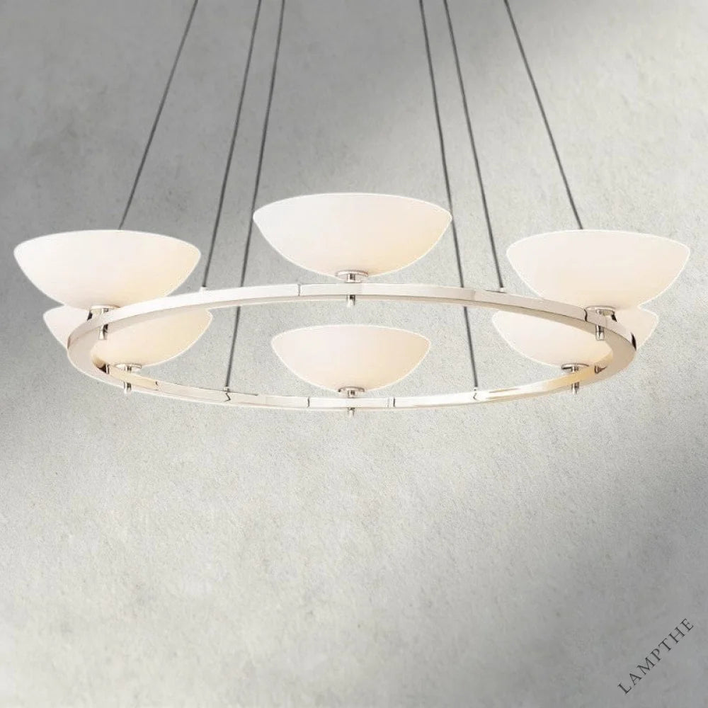 48" / Nickle Vernet Round Chandelier 36", 48", 60"