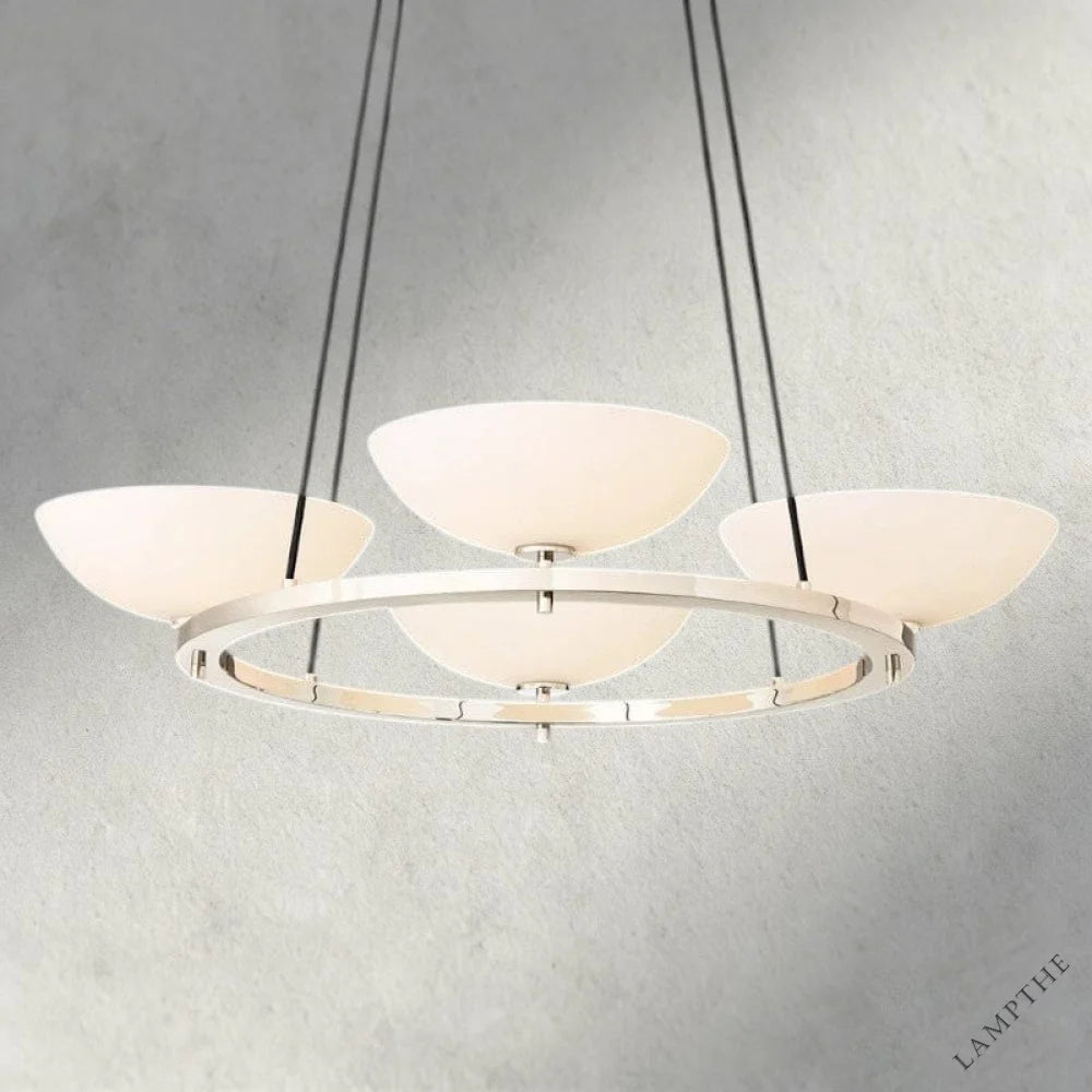 36" / Nickle Vernet Round Chandelier 36", 48", 60"