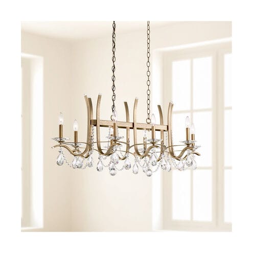 Vesca Long Chandelier 46"