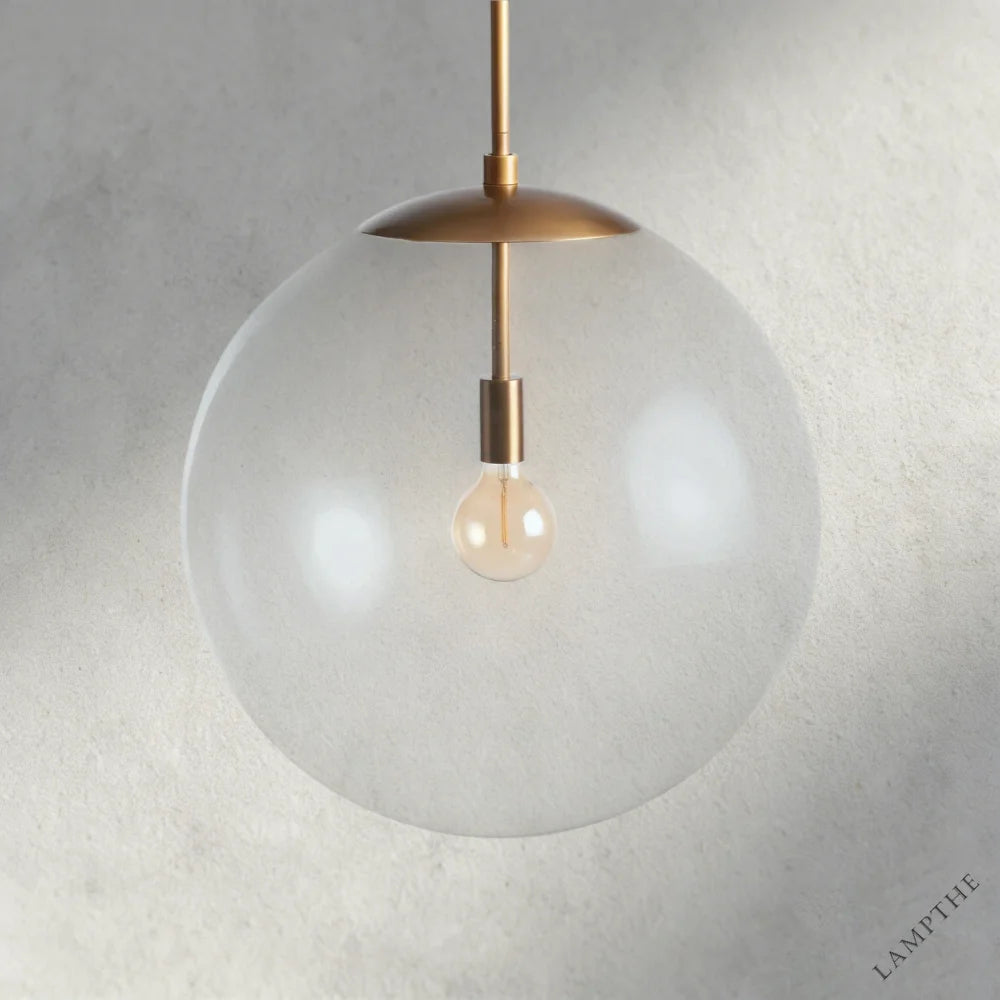 Wescott XL Globe Pendant with Rod