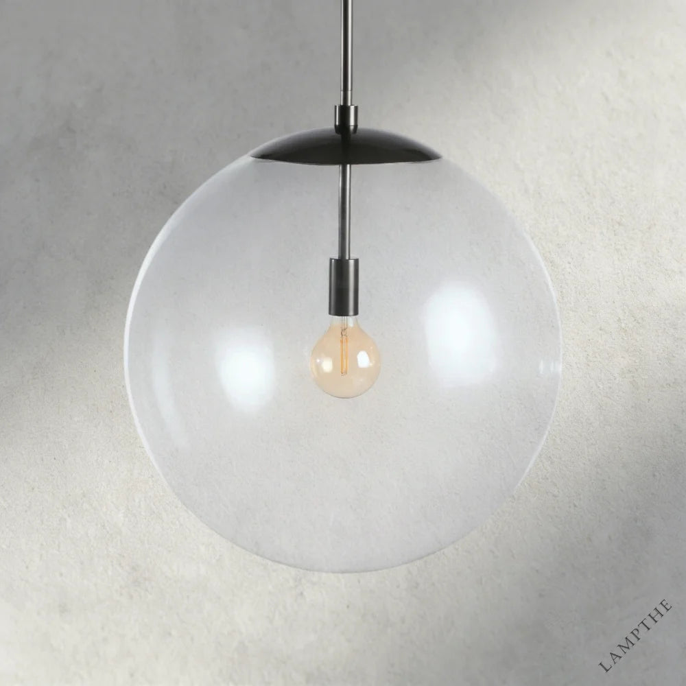 Wescott XL Globe Pendant with Rod
