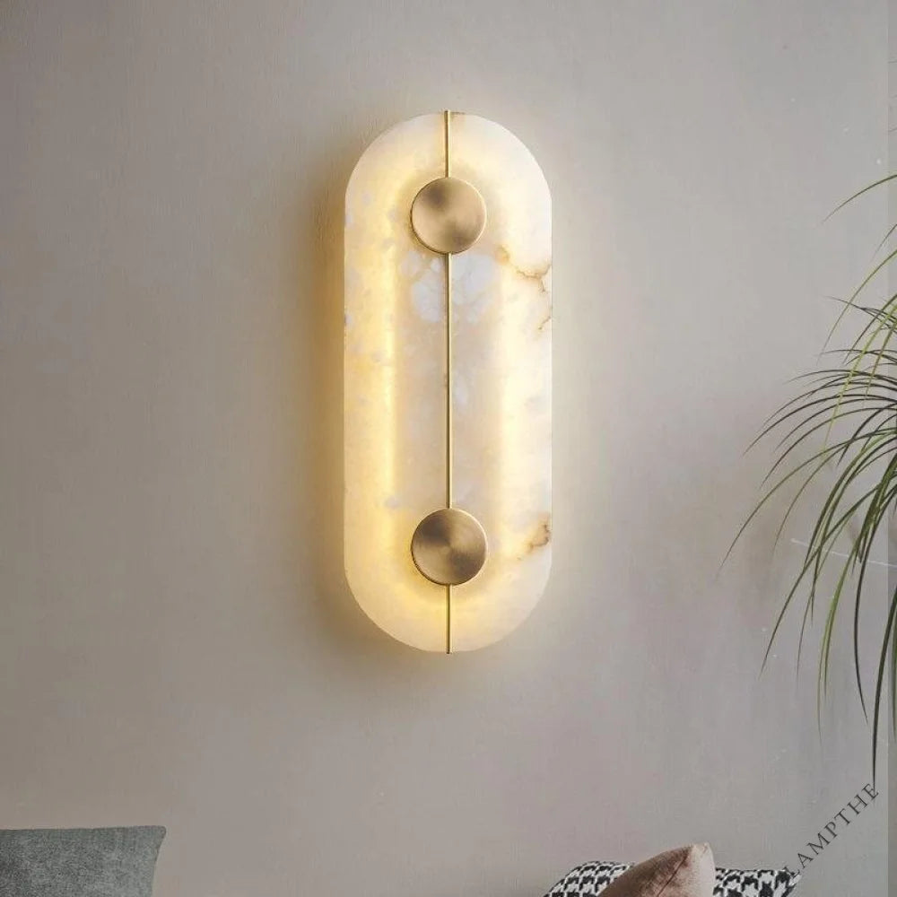 Yohana Alabaster Wall Sconce