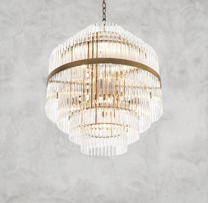 Leiro Multi-tiered Crystal Chandelier