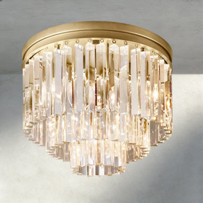 Brass / 20" 1920s Odeon Flushmount 20"
