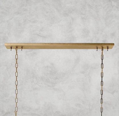 1920S Odeon Rectangular Chandelier 40", 49", 59"