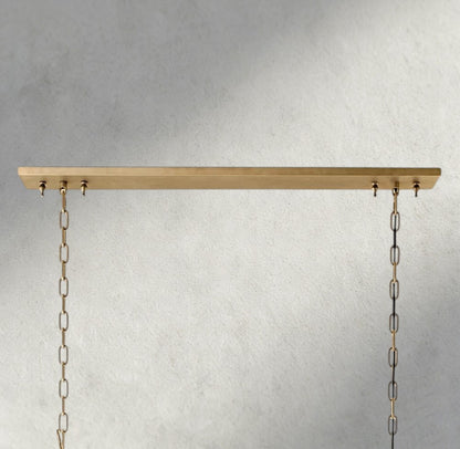 1920S Odeon Rectangular Chandelier 40", 49", 59"