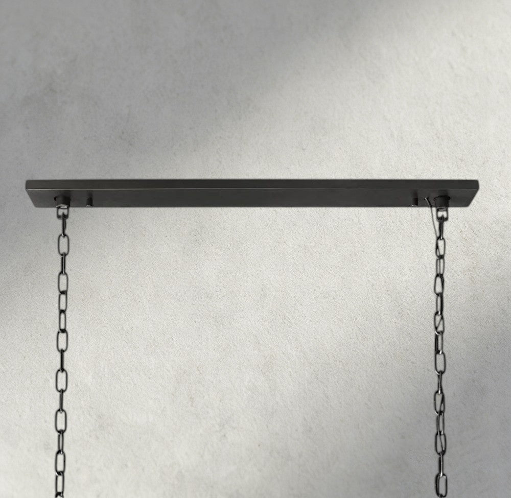 1920S Odeon Rectangular Chandelier 40", 49", 59"