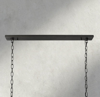 1920S Odeon Rectangular Chandelier 40", 49", 59"