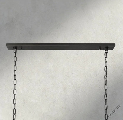 1920S Odeon Rectangular Chandelier 40", 49", 59"