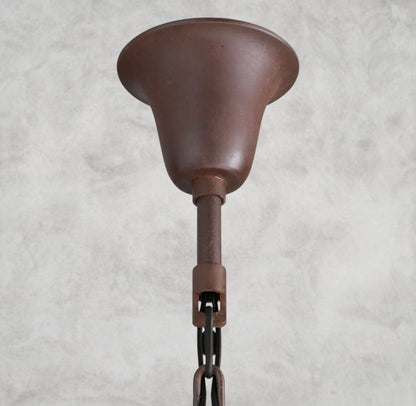 19th C. Rococo Iron & Crystal Round Chandelier 18", 28", 33", 40", 60", 101"