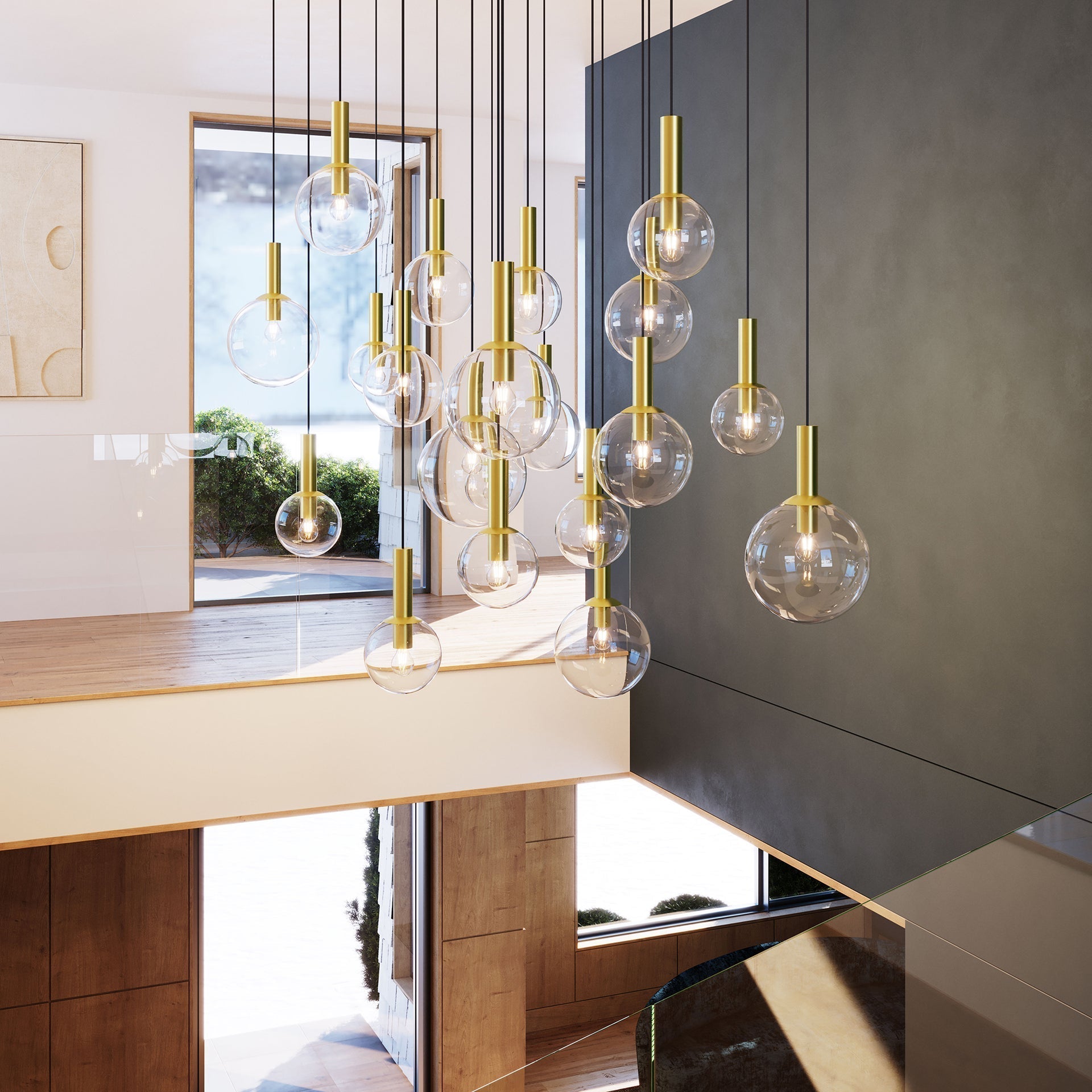 Bubbles Chandelier