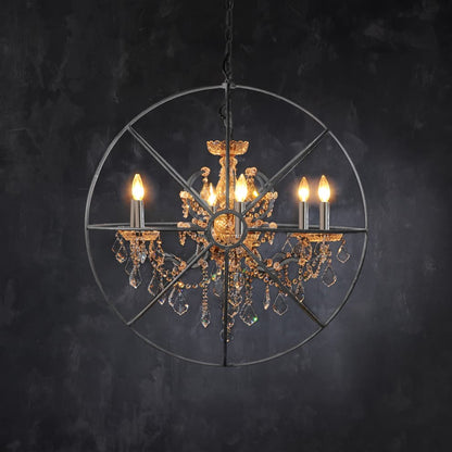 Gyro Crystal Chandelier