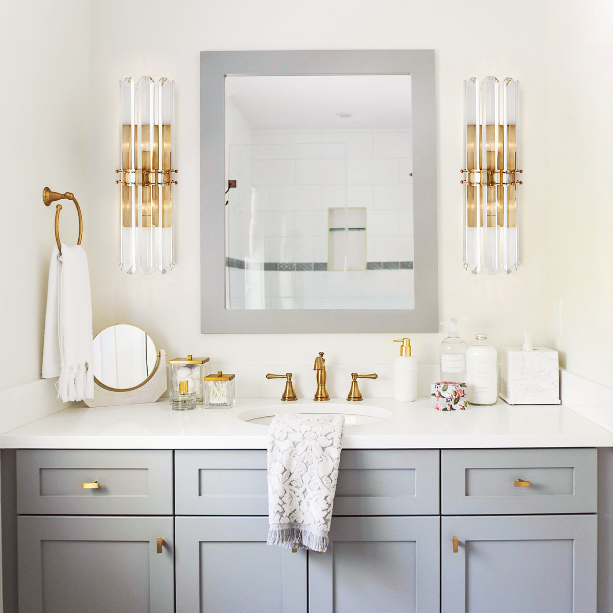 Alabaster Adrian Tall Sconce