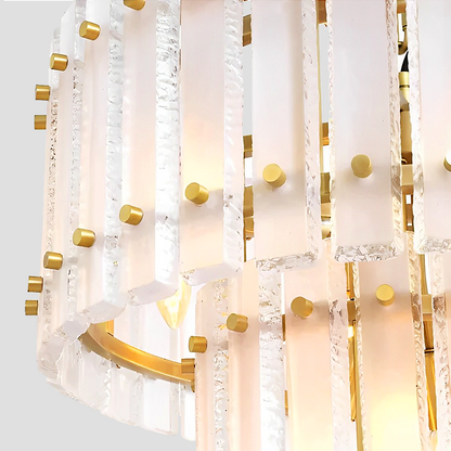 Bethel 2-Tier Glass Chandelier for All Rooms 23"