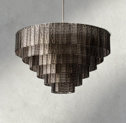 Sirene Smoke Glass Round Chandelier 41", 52", 65"