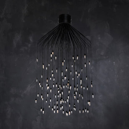 Rock Crystal Rain Large Flushmount