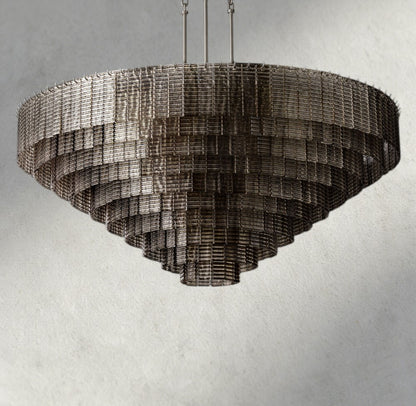Sirene Smoke Glass Round Chandelier 41", 52", 65"