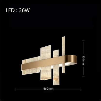 Alabaster Acropolis LED Wall Sconce