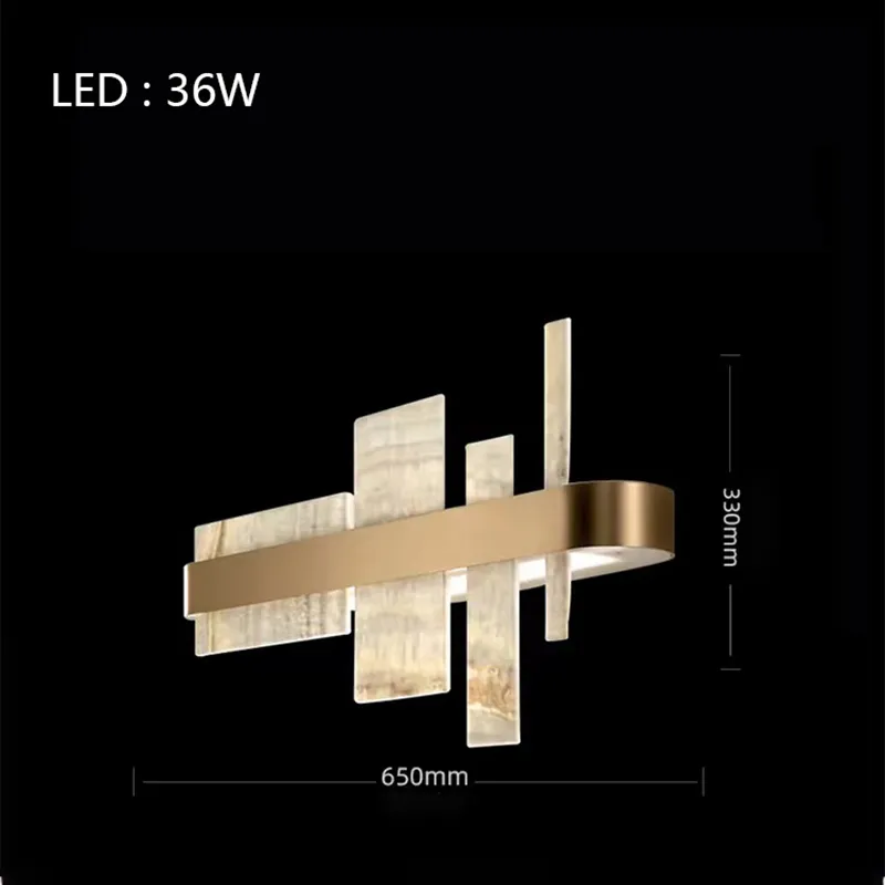 Alabaster Acropolis LED Wall Sconce