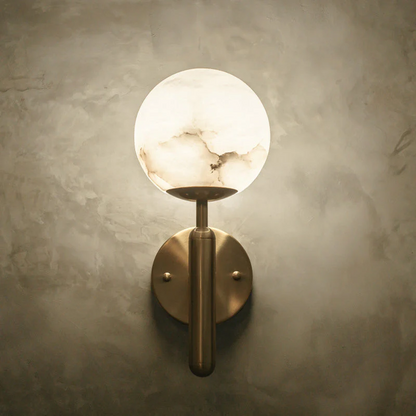 Renata Alabaster Global Wall Sconce