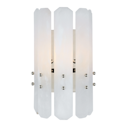 Alabaster Adrian Shield Wall Sconce