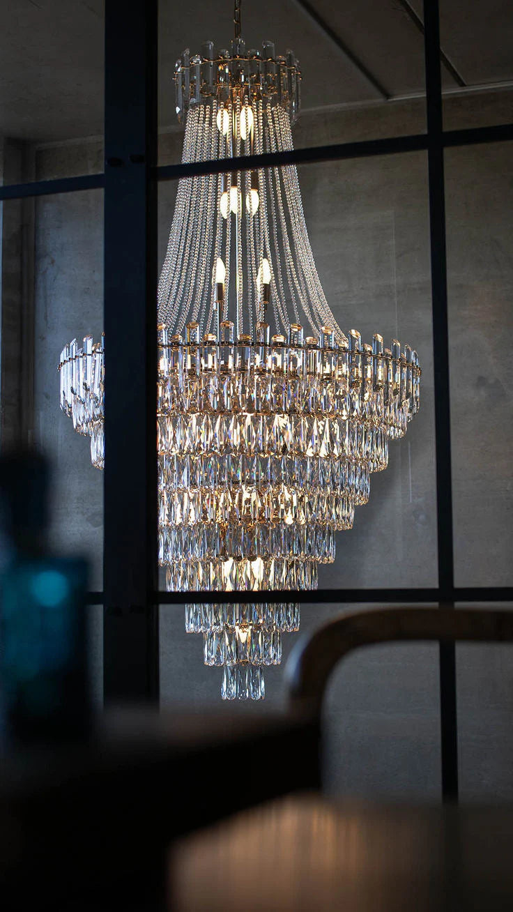 Farto Multi-tiered Crystal Chandelier