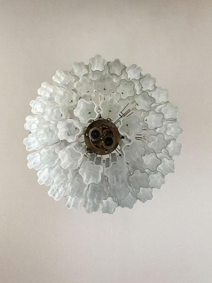 Murano Chandelier – 48 tubes – Alabaster White