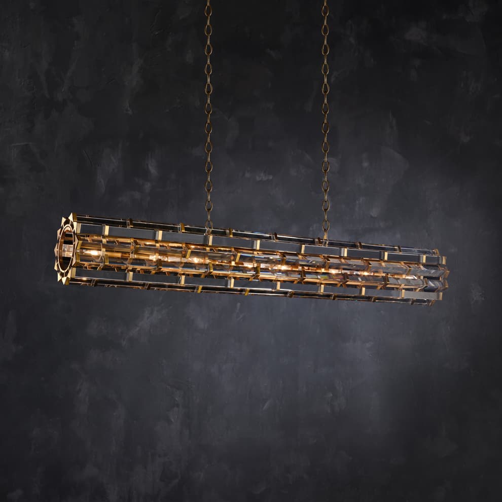 Night Rod Rectangular Pendant