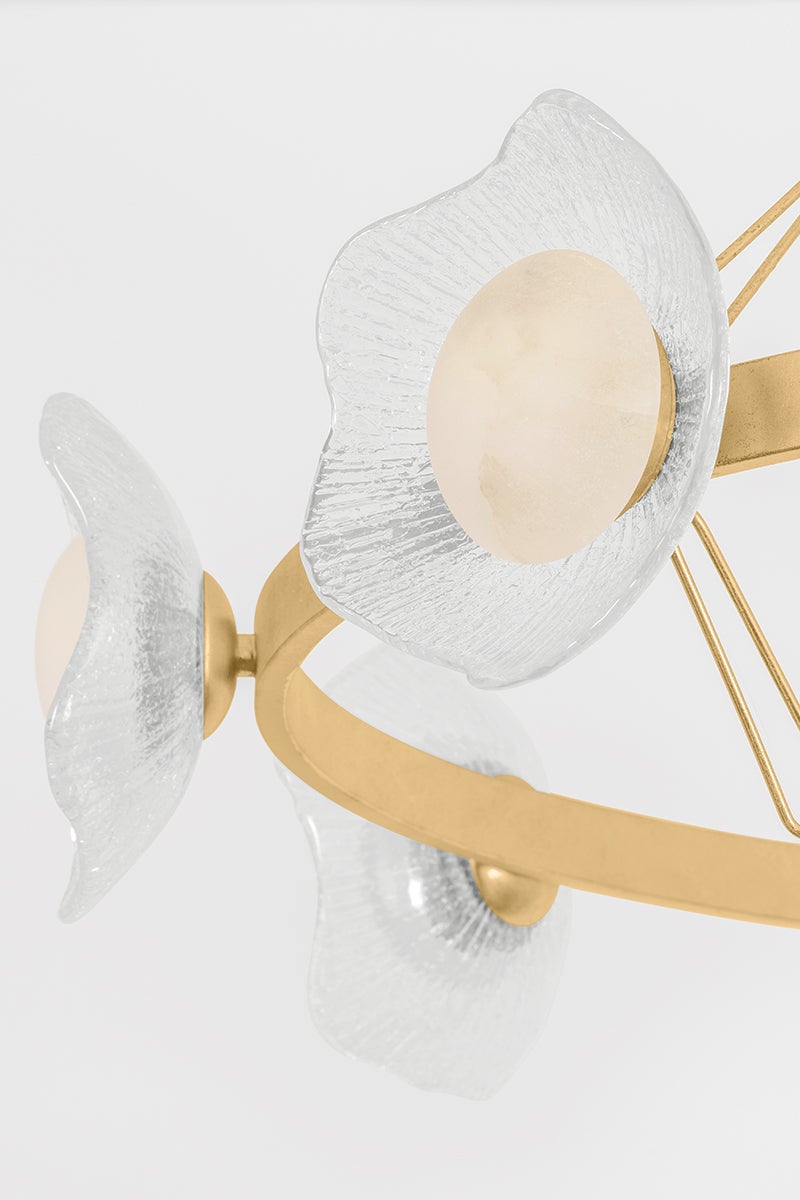 Almandine Double-Layered Chandelier