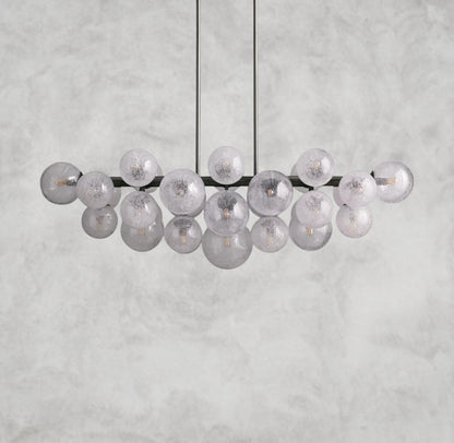 Mandoza Linear Glass Chandelier