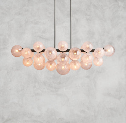 Mandoza Linear Glass Chandelier