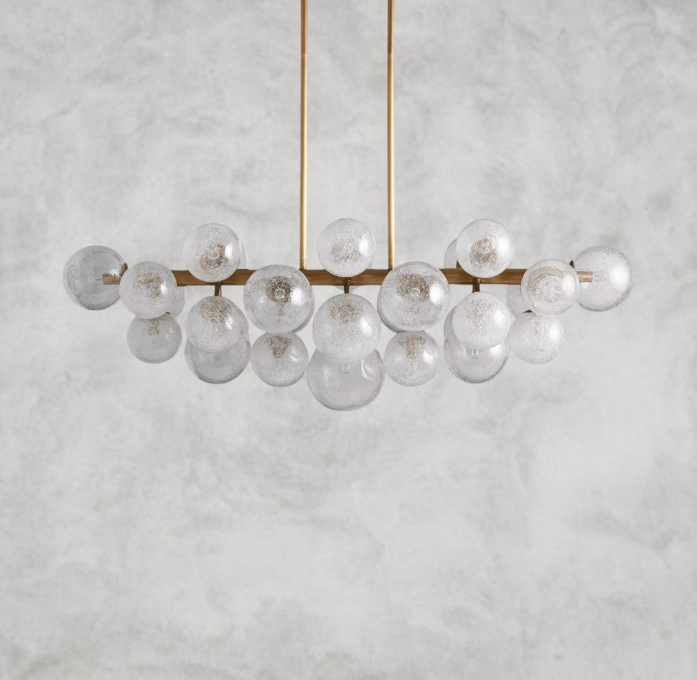 Mandoza Linear Glass Chandelier