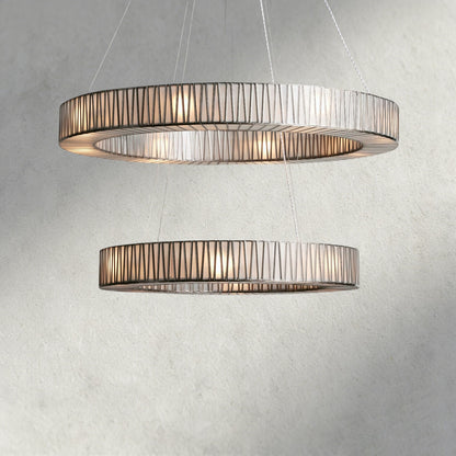 Jeunet 2-Tier Round Chandelier