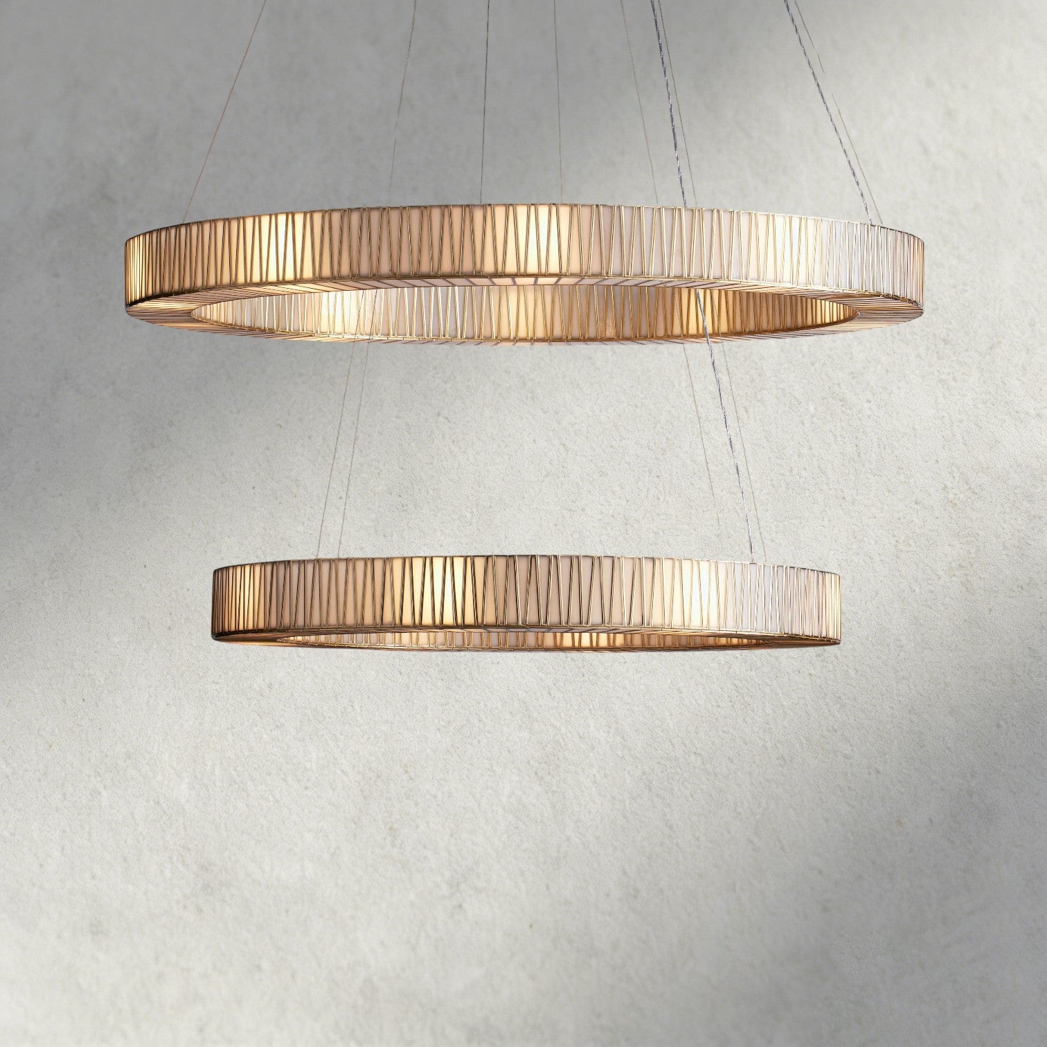 Jeunet 2-Tier Round Chandelier