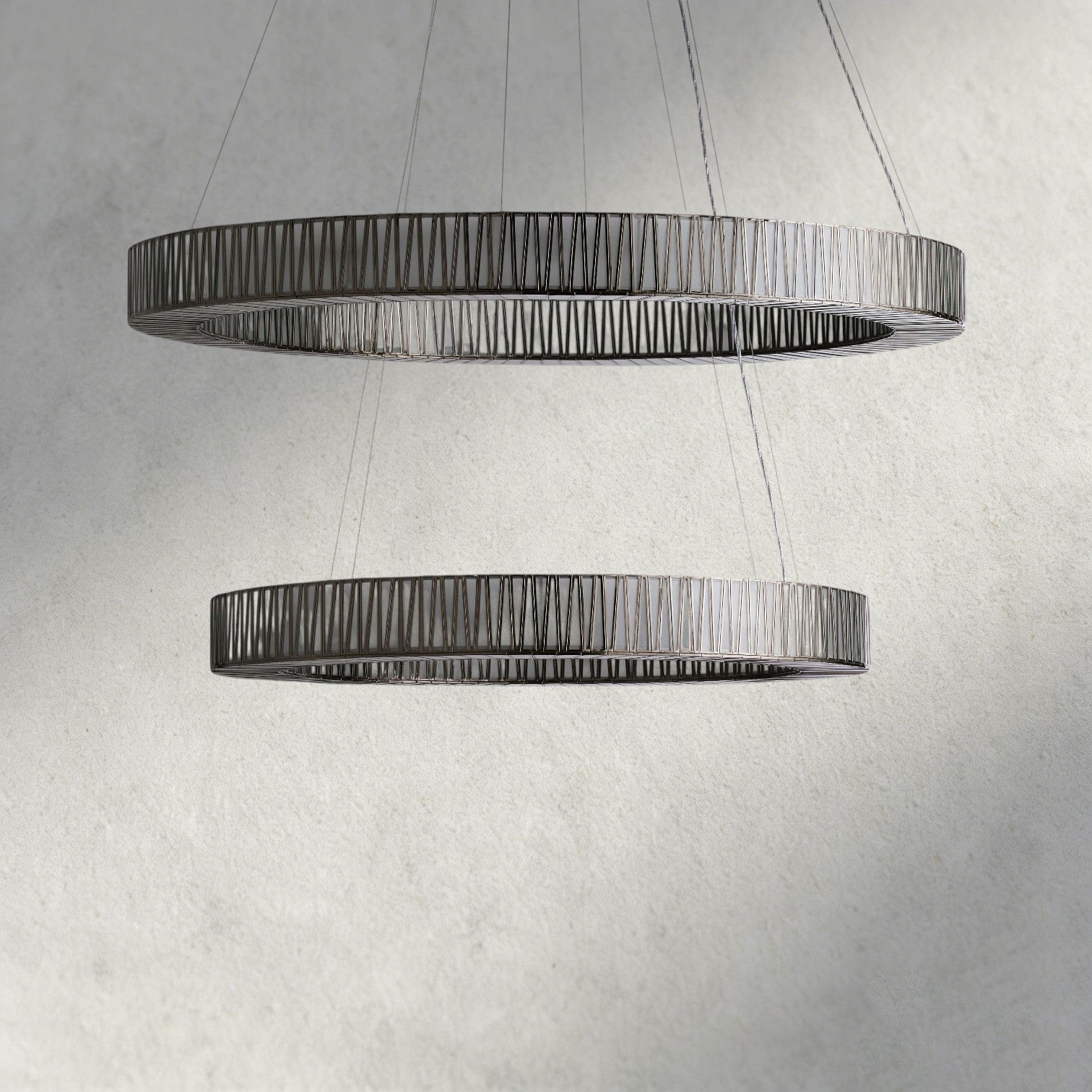 Jeunet 2-Tier Round Chandelier