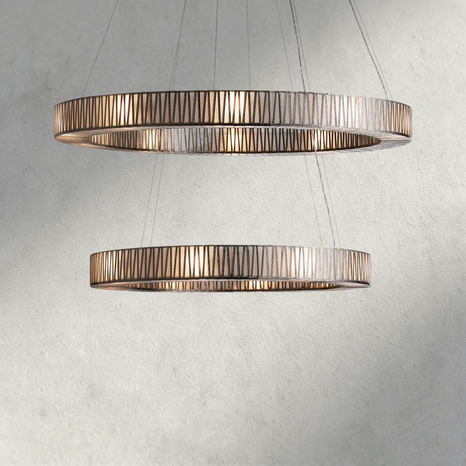 Jeunet 2-Tier Round Chandelier