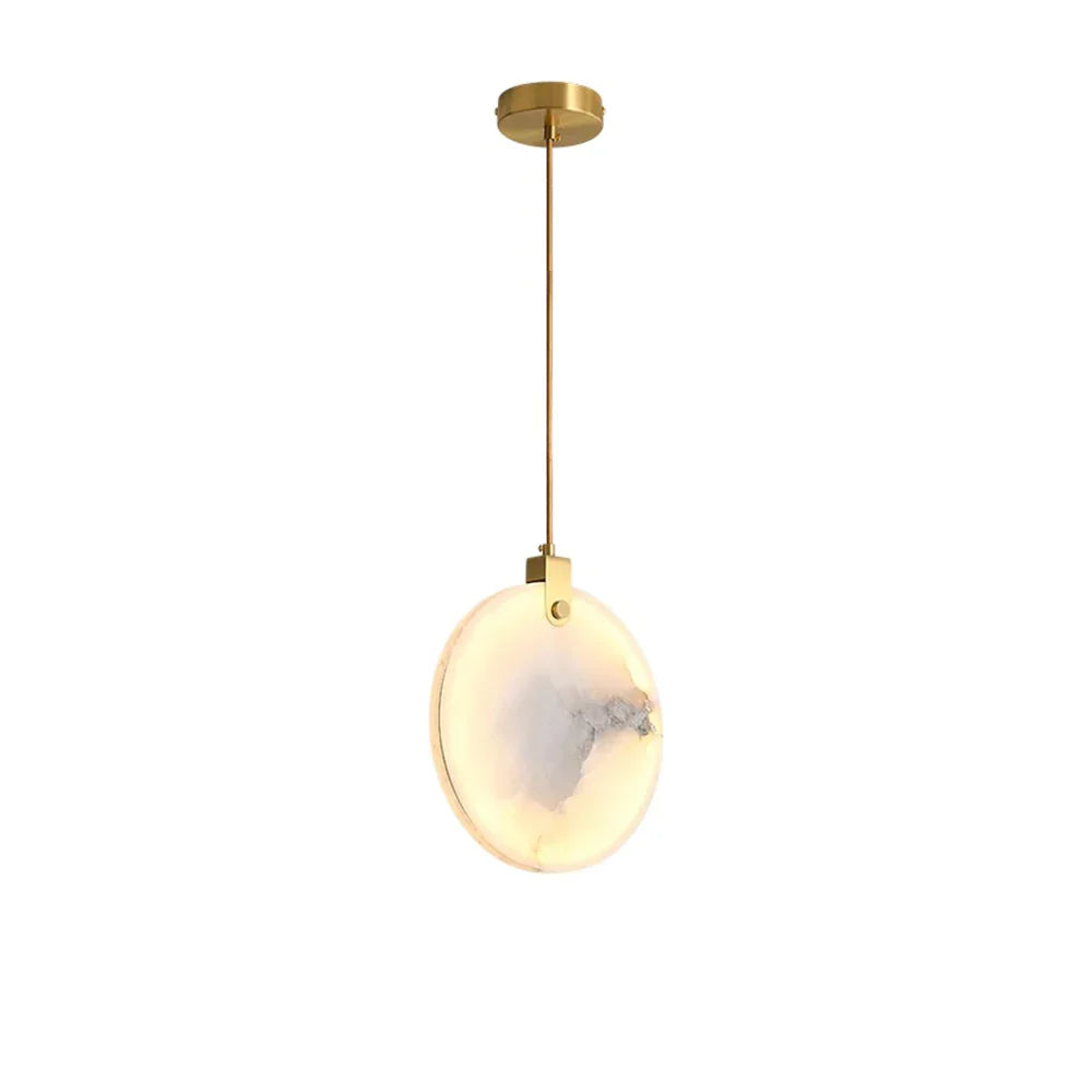 Moonshade Natural Marble Pendant Light Fixture