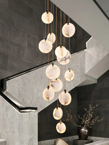 Moonshade Natural Marble Pendant Light Fixture