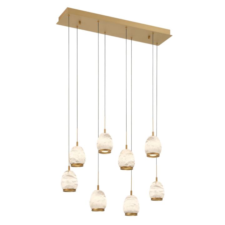 Alabaster Linear LED Chandelier
