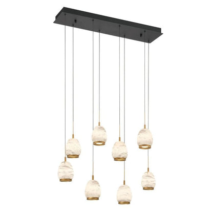 Alabaster Linear LED Chandelier