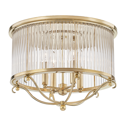 Glass Semi Flush