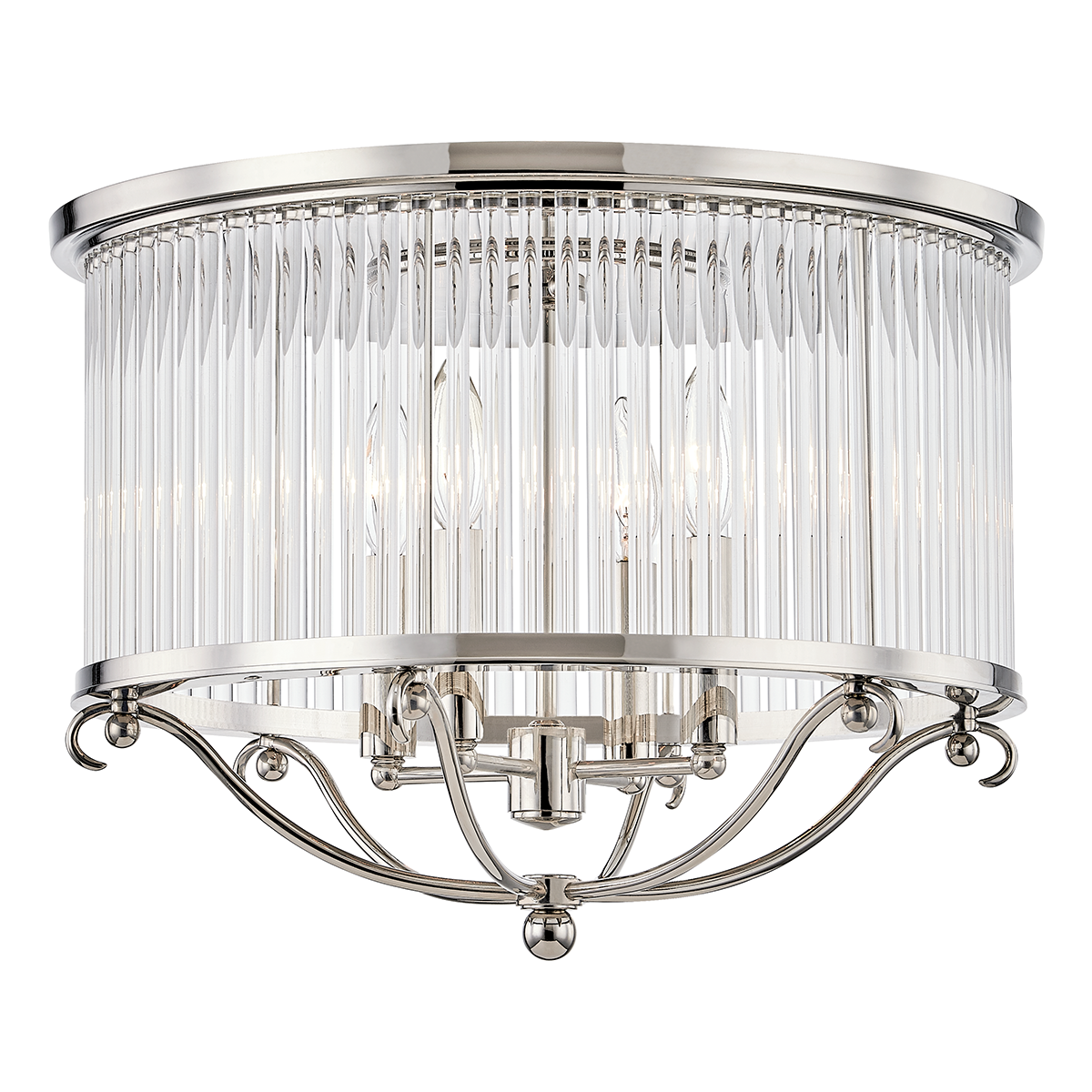 Glass Semi Flush